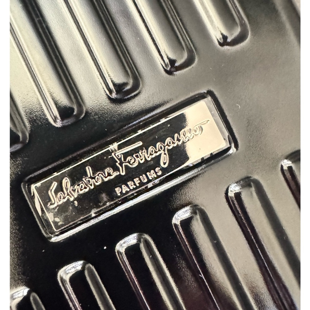 Salvatore Ferragamo Black Toiletries Hard Case - Picture 2 of 8